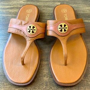 Tory Burch Tan Leather Sandals - Size 6.5